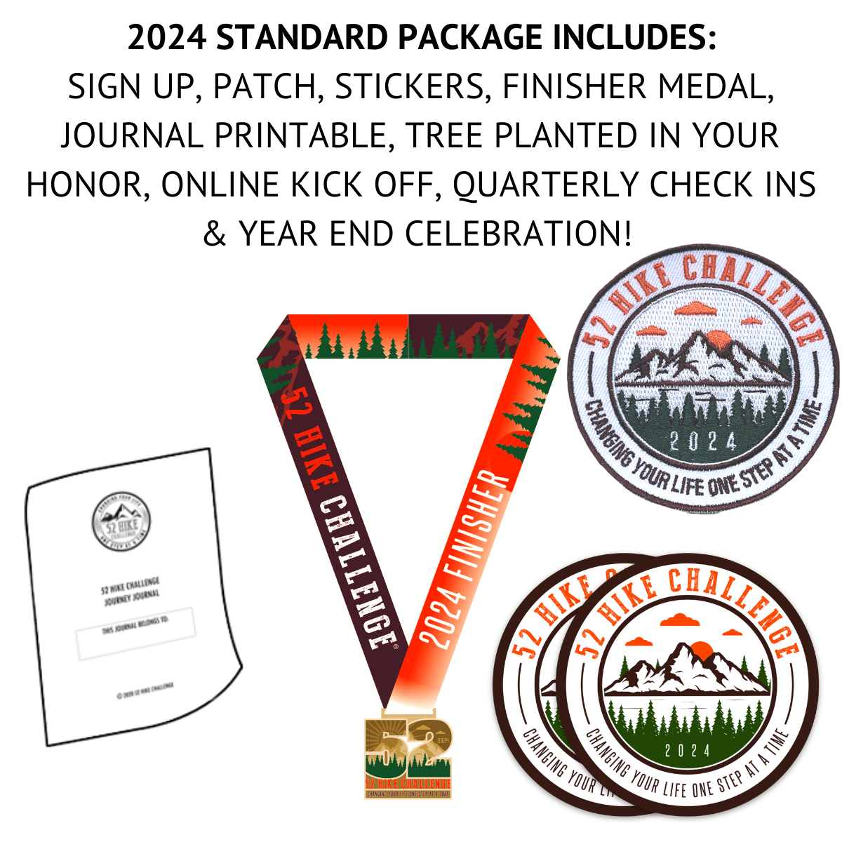 2024 52 Hike Challenge Sign Up + Standard Package