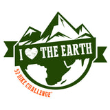 I Love The Earth - Reusable Stainless Steel Water Bottle