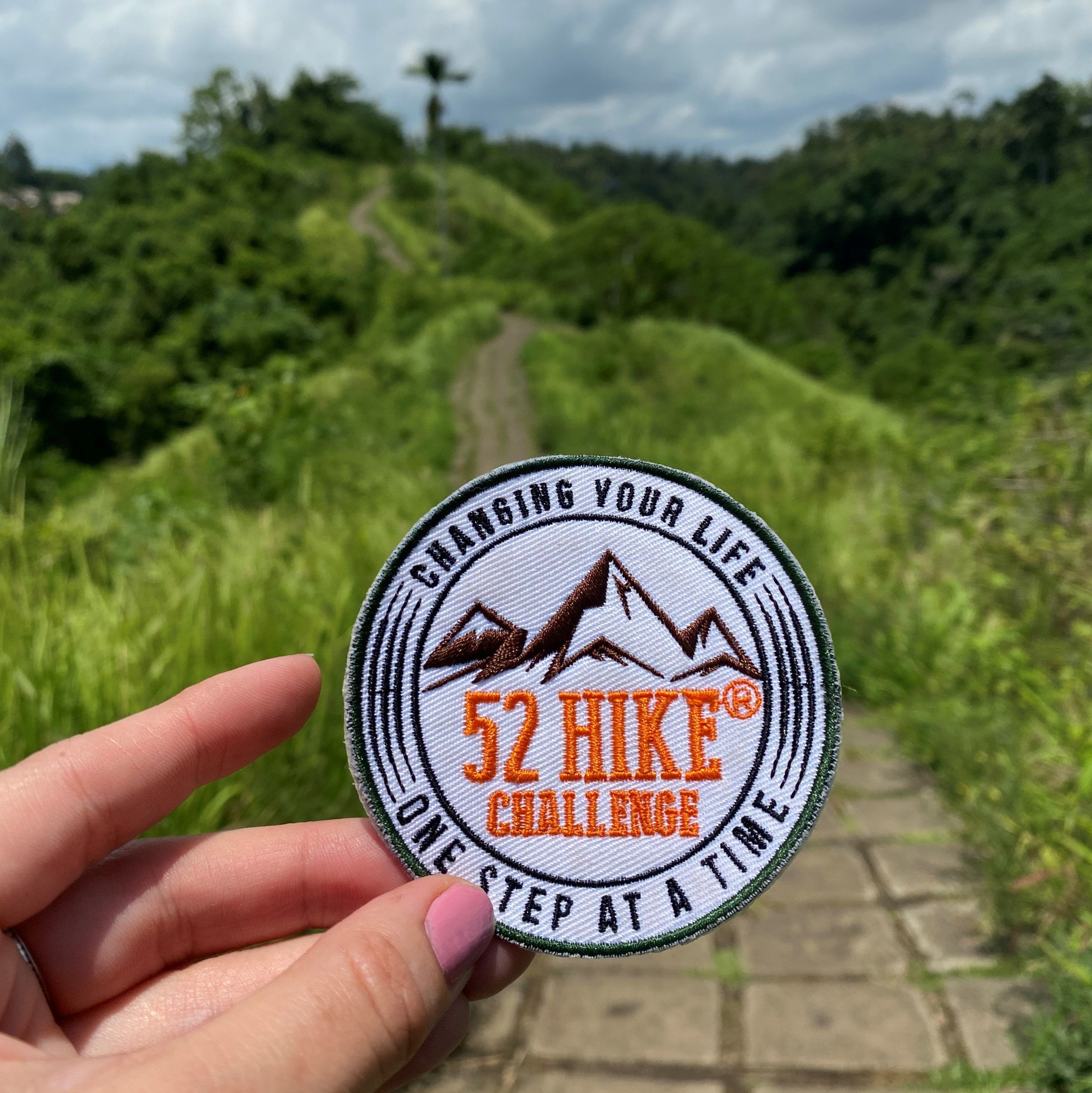 52 Hike Challenge Logo Stickers + Patch Bundle