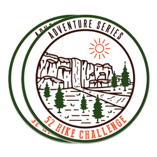 52 Hike Challenge Adventure Series Stickers Pack (2-Pack)