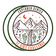 52 Hike Challenge Explorer Series Stickers Pack (2-Pack)