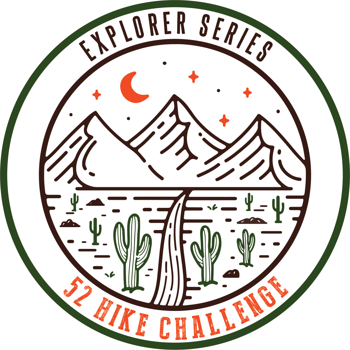 52 Hike Challenge Explorer Series Patch