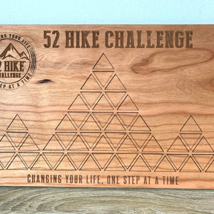 Official 52 Hike Challenge Tracker Board | Wood Mountain Puzzle