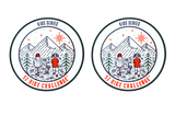 52 Hike Challenge Kids Series Stickers + Patch Bundle