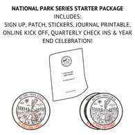 2023 Sign Up + 52 Hike Challenge National Parks Series Starter Package