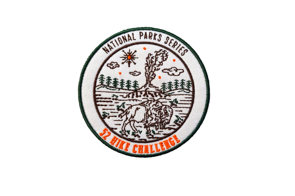 52 Hike Challenge National Parks Series Stickers + Patch Bundle