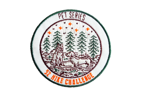 52 Hike Challenge Pet Series Patch