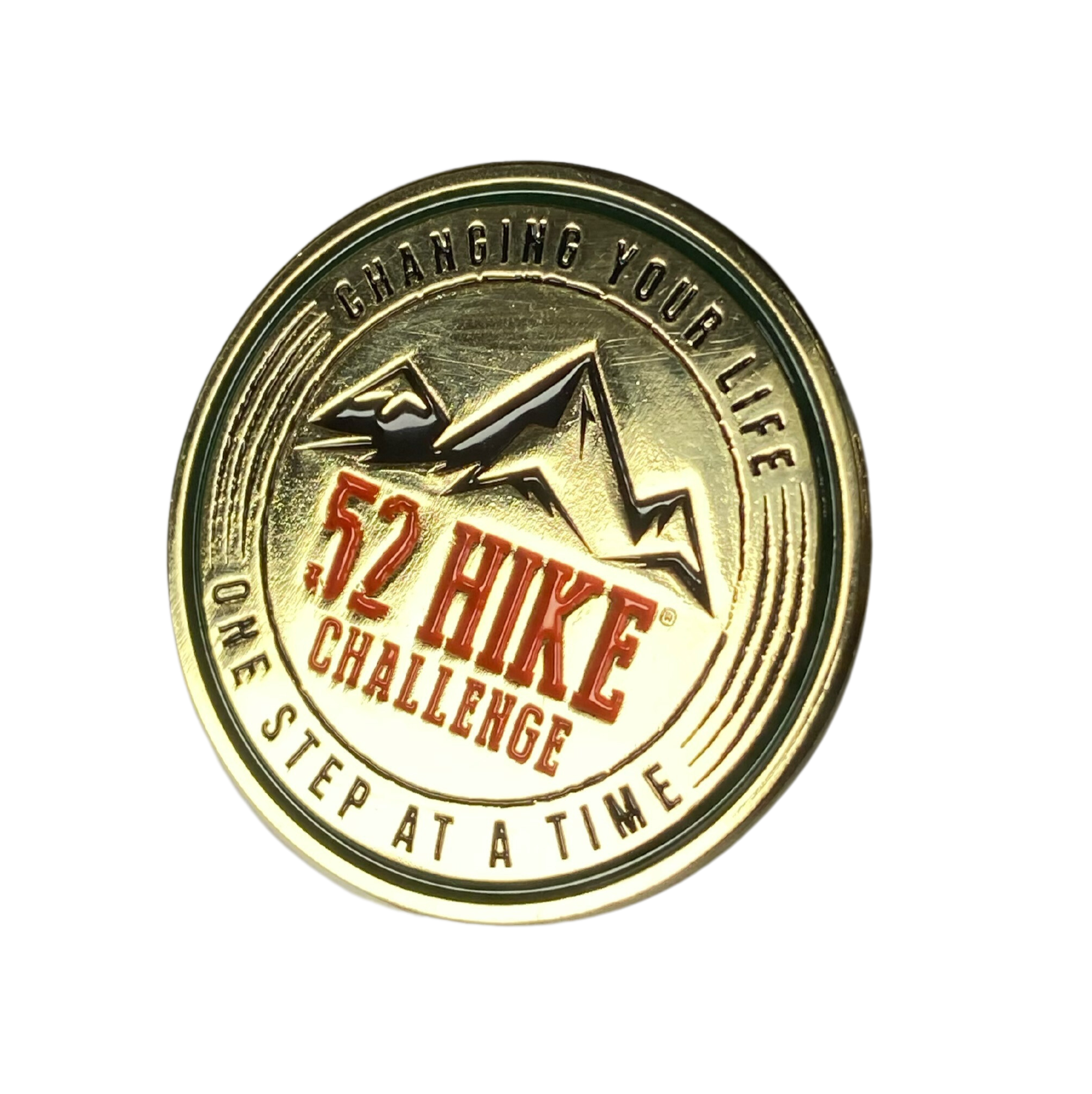 52 Hike Challenge Original Logo Enamel Pin