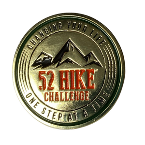 52 Hike Challenge Original Logo Enamel Pin