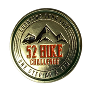 52 Hike Challenge Original Logo Enamel Pin