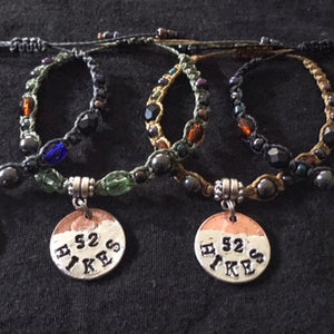 Solder Stamped "52 Hikes" Penny Bracelet