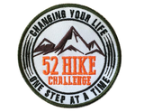 Small 52 Hike Challenge Logo Patches