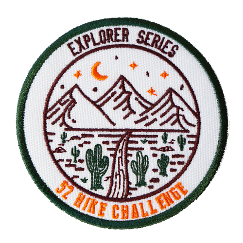52 Hike Challenge Explorer Series Patch