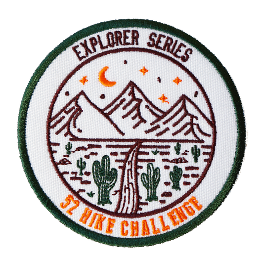 52 Hike Challenge Explorer Series Patch