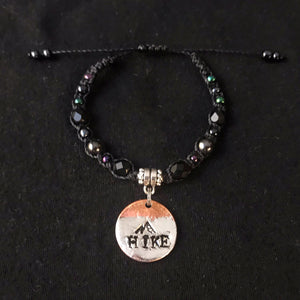 Solder Stamped "Hike" Penny Bracelet