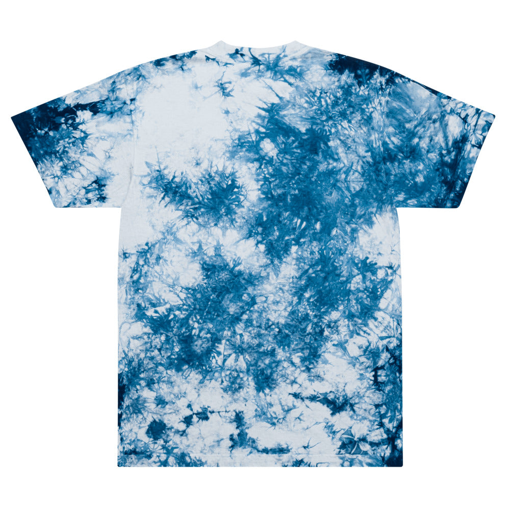 52 Hike Challenge Oversized tie-dye t-shirt