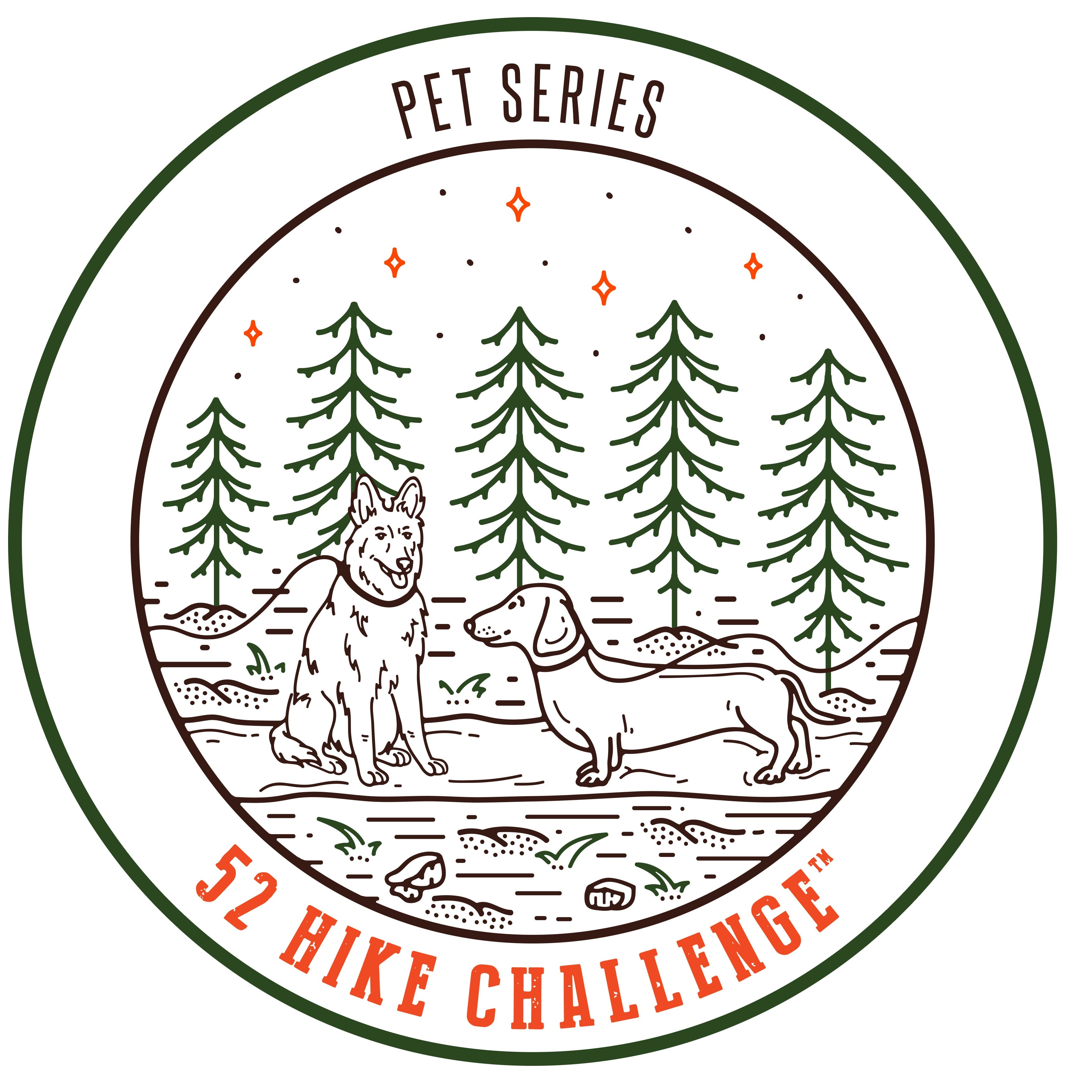 52 Hike Challenge Pet Series Patch