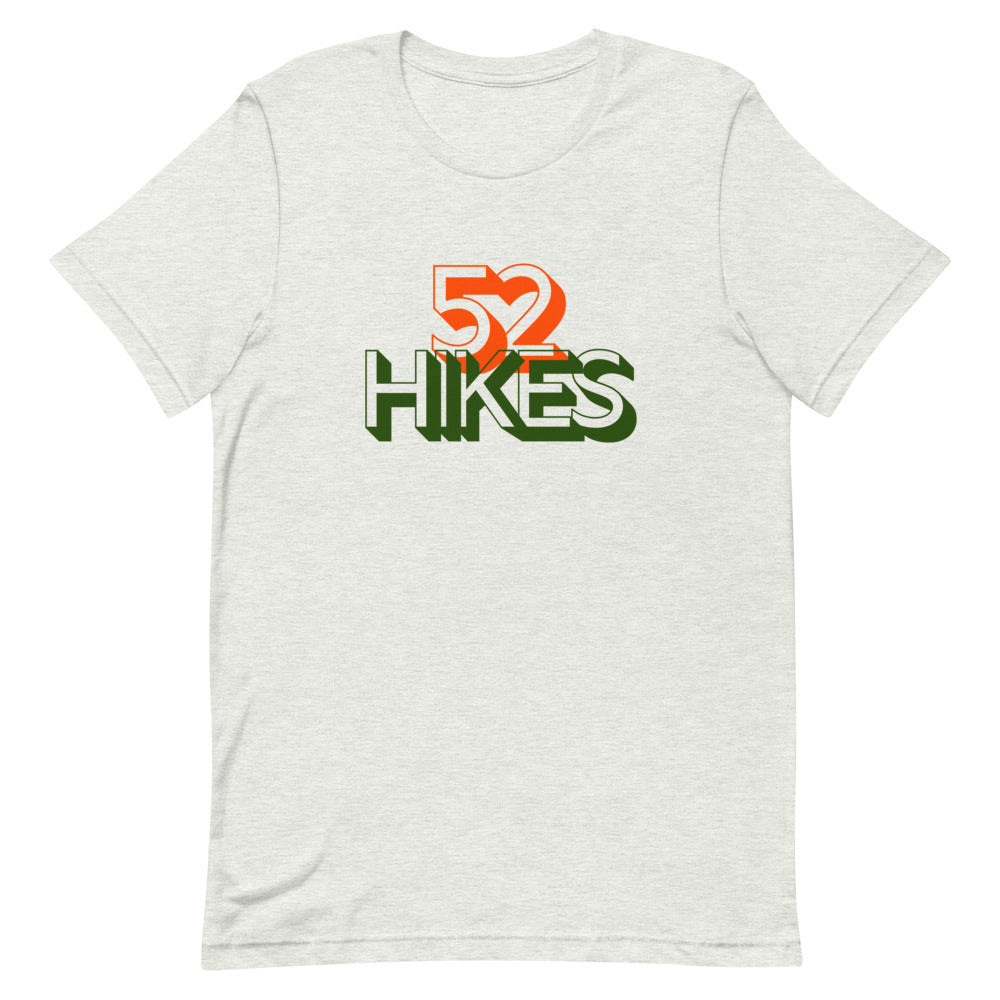 52 Hikes Retro Unisex T-Shirt