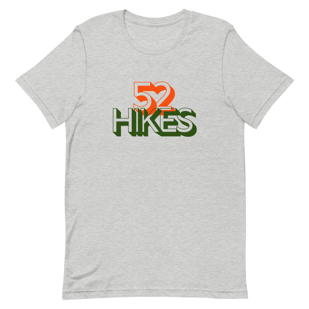 52 Hikes Retro Unisex T-Shirt