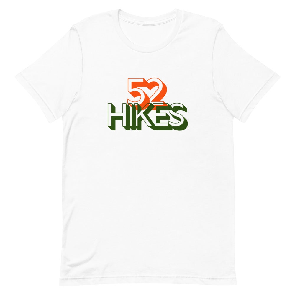 52 Hikes Retro Unisex T-Shirt