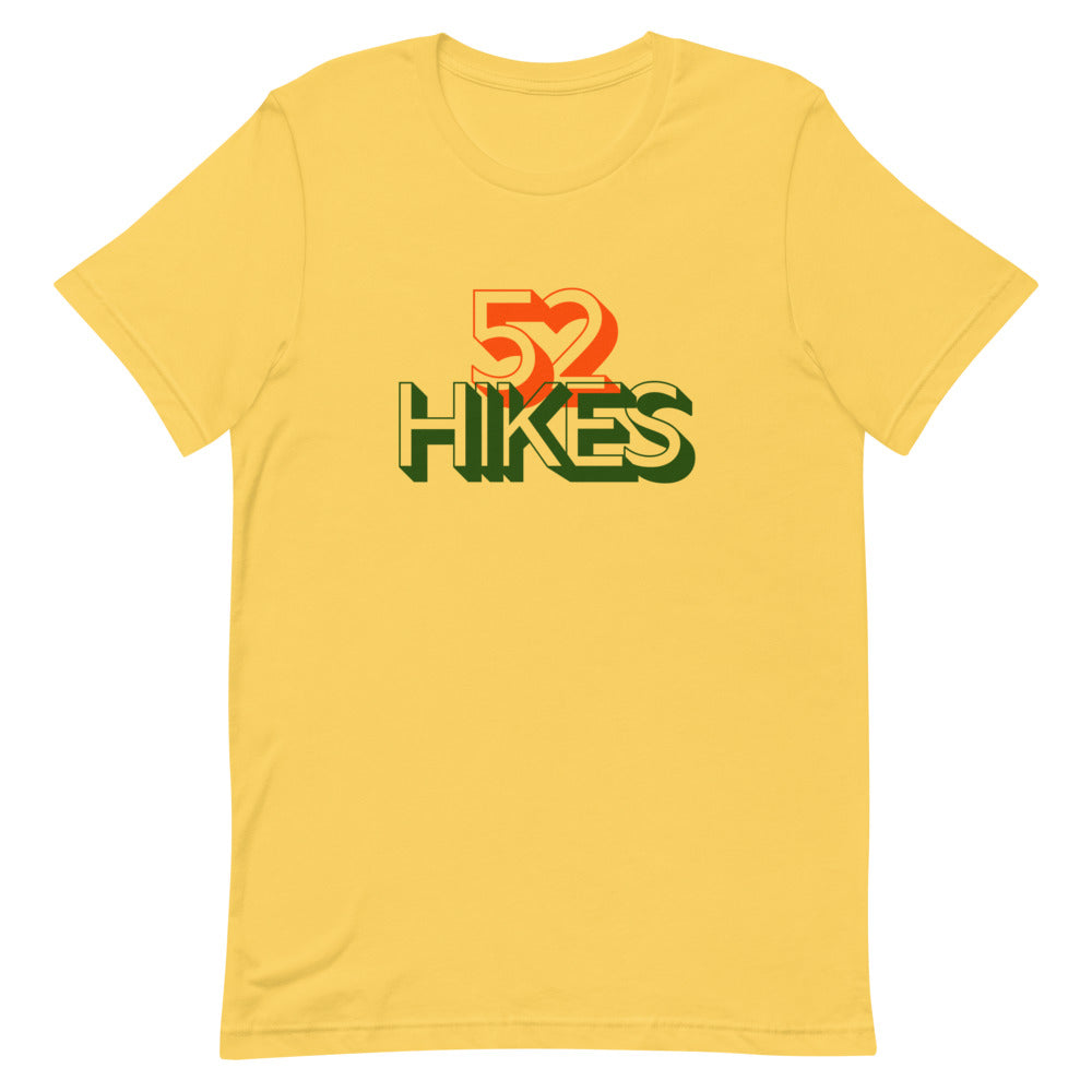 52 Hikes Retro Unisex T-Shirt