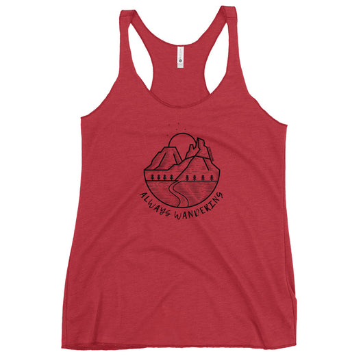 Always Wandering Limited Edition Women's Racerback Tank
